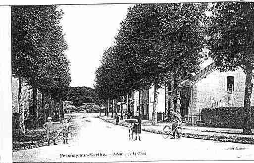 Ville de FRESNAYSURSARTHE Carte postale ancienne