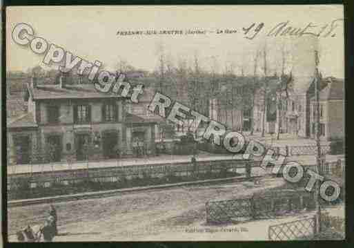 Ville de FRESNAYSURSARTHE Carte postale ancienne