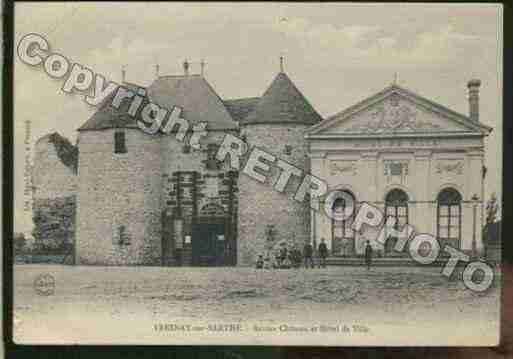Ville de FRESNAYSURSARTHE Carte postale ancienne