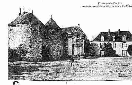 Ville de FRESNAYSURSARTHE Carte postale ancienne