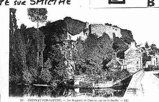 Ville de FRESNAYSURSARTHE Carte postale ancienne