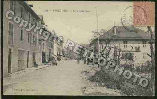 Ville de FRONTENEX Carte postale ancienne