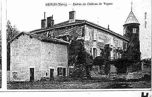 Ville de GENAS Carte postale ancienne
