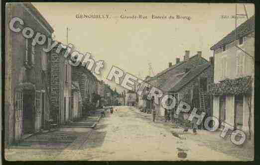 Ville de GENOUILLY Carte postale ancienne