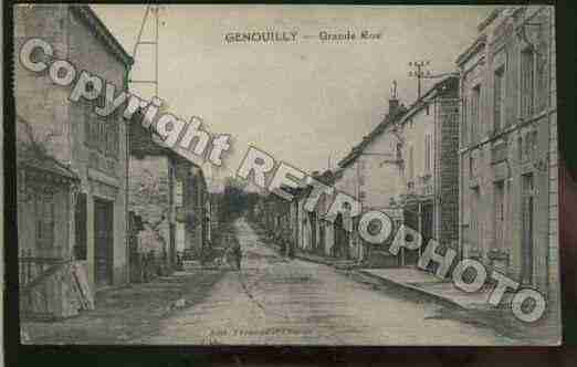 Ville de GENOUILLY Carte postale ancienne