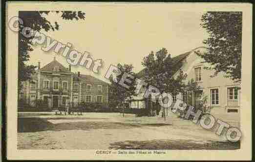 Ville de GERGY Carte postale ancienne