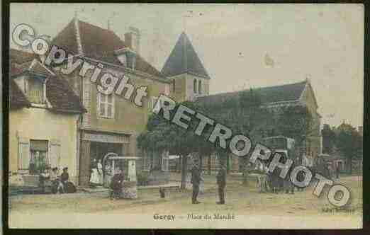 Ville de GERGY Carte postale ancienne