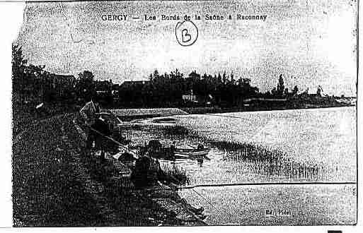 Ville de GERGY Carte postale ancienne