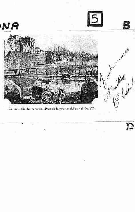 Ville de GERONA Carte postale ancienne