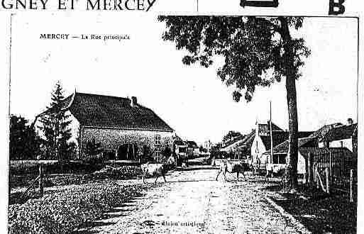 Ville de GEVIGNEYETMERCEY Carte postale ancienne