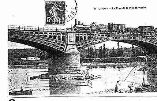 Ville de GIVORS Carte postale ancienne