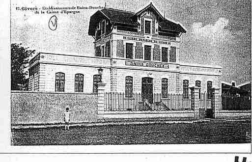 Ville de GIVORS Carte postale ancienne