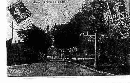 Ville de GIVRY Carte postale ancienne