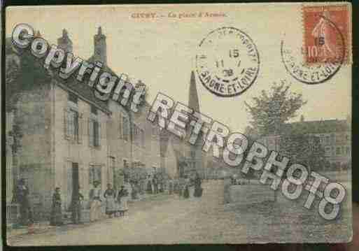 Ville de GIVRY Carte postale ancienne