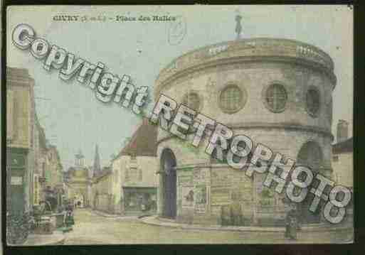 Ville de GIVRY Carte postale ancienne