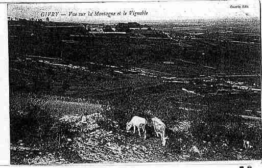 Ville de GIVRY Carte postale ancienne
