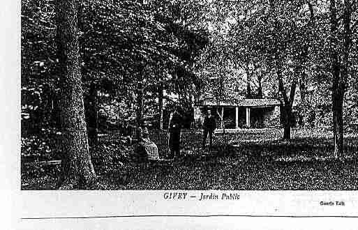 Ville de GIVRY Carte postale ancienne