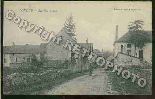 Ville de GIVRYPONCEY Carte postale ancienne