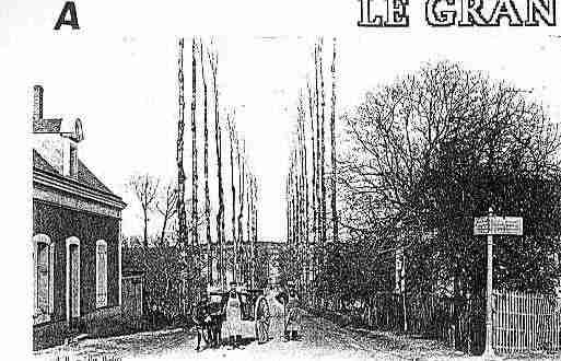 Ville de GRANDLUCE Carte postale ancienne