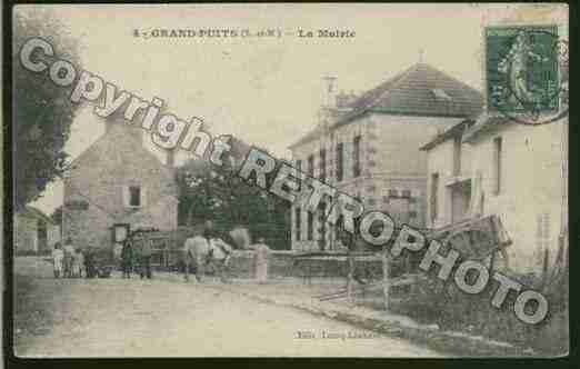Ville de GRANDPUITSBAILLYCARROIS Carte postale ancienne