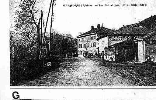 Ville de GRANDRIS Carte postale ancienne