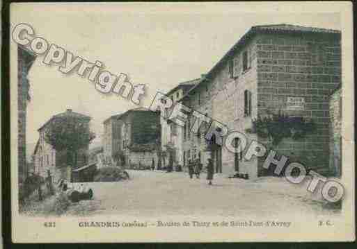 Ville de GRANDRIS Carte postale ancienne