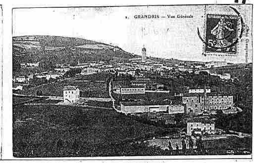 Ville de GRANDRIS Carte postale ancienne