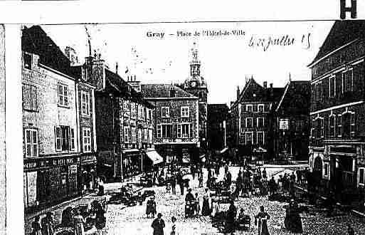 Ville de GRAY Carte postale ancienne