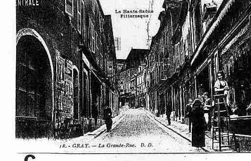 Ville de GRAY Carte postale ancienne