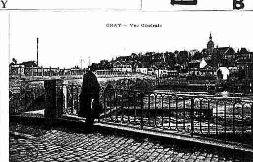Ville de GRAY Carte postale ancienne