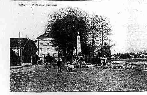 Ville de GRAY Carte postale ancienne