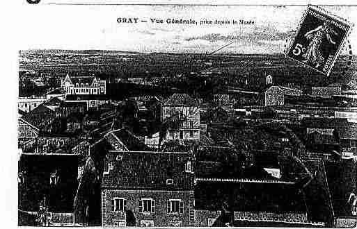 Ville de GRAY Carte postale ancienne