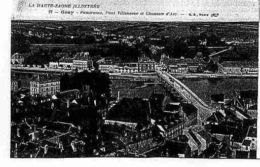 Ville de GRAY Carte postale ancienne