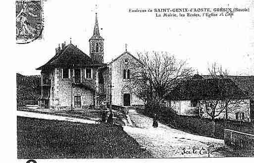 Ville de GRESIN Carte postale ancienne