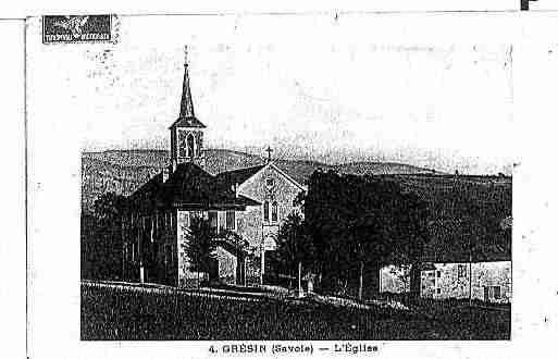 Ville de GRESIN Carte postale ancienne