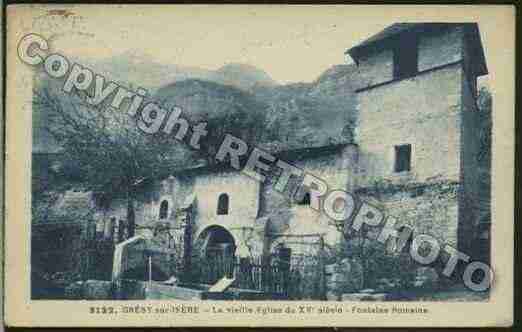 Ville de GRESYSURISERE Carte postale ancienne