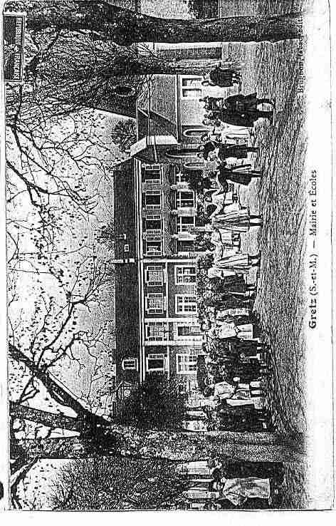 Ville de GRETZARMAINVILLIERS Carte postale ancienne Ville de GRETZARMAINVILLIERS Carte postale ancienne