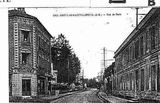 Ville de GRETZARMAINVILLIERS Carte postale ancienne