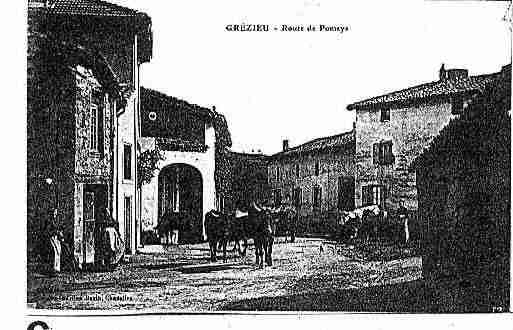 Ville de GREZIEULEMARCHE Carte postale ancienne