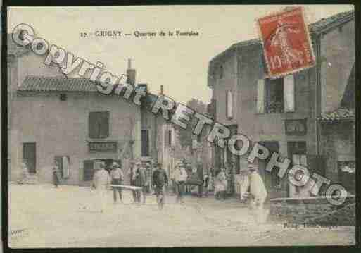 Ville de GRIGNY Carte postale ancienne