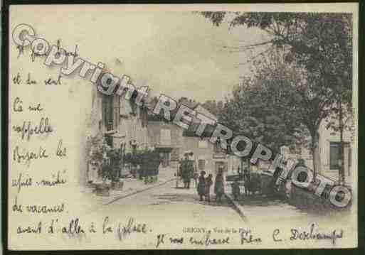 Ville de GRIGNY Carte postale ancienne