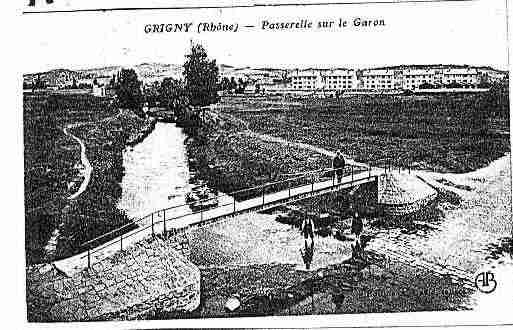 Ville de GRIGNY Carte postale ancienne