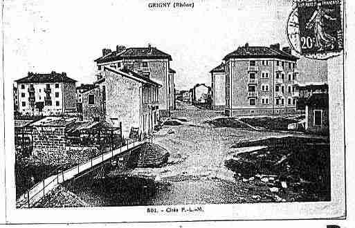 Ville de GRIGNY Carte postale ancienne