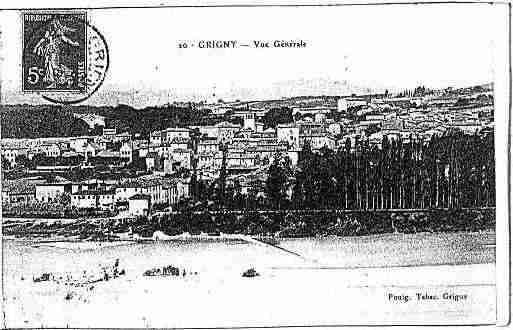 Ville de GRIGNY Carte postale ancienne