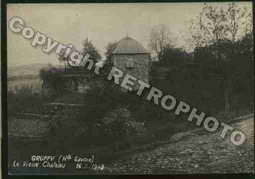Ville de GRUFFY Carte postale ancienne