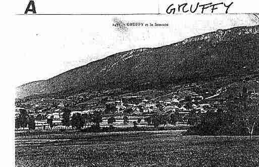 Ville de GRUFFY Carte postale ancienne