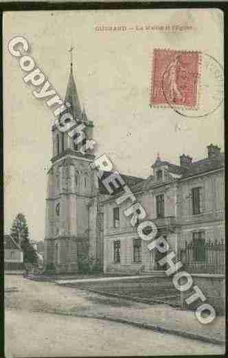 Ville de GUERARD Carte postale ancienne