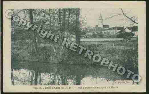 Ville de GUERARD Carte postale ancienne