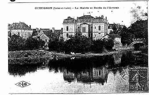 Ville de GUEUGNON Carte postale ancienne