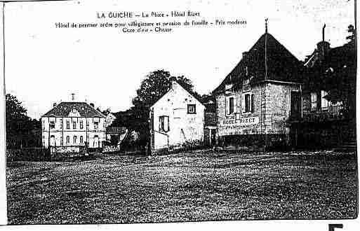 Ville de GUICHE(LA) Carte postale ancienne